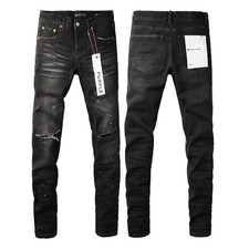New Purple Brand men's fashion splash-ink Slim fit jeans .