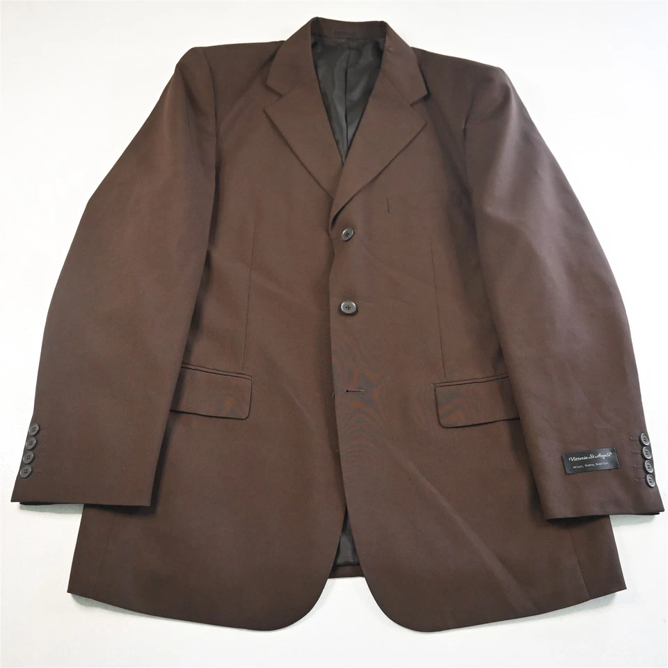 Новый Vittorio St Angelo 42L 34 x 30 коричневый Мужская куртка брюки костюм - Изображение 2 из 4