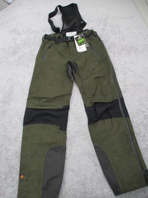 Beretta Static Pants Mens Medium Green Aramid Fiber Armortex Snow Hunting Bib