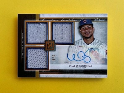 2020 Museum Triple Jersey Autograph - Willson Contreras #5/5