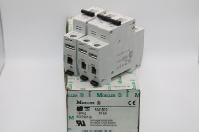MOELLER FAZ-B10 10ka Leistungsschalter 3 Stück
