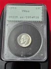 1950 90% SILVER ROOSEVELT DIME PCGS PR 66   OGH                          #T3971