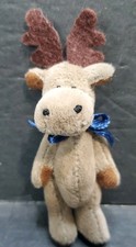 Vintage 3 1/2  Miniature MOOSE Bear Fully Jointed Boyds Bears Collectible Wuzzie