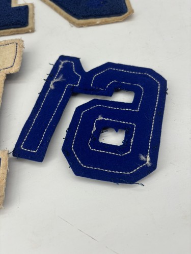 Vintage Letterman Jacke Patches Pins 1961 N Football Track Academic High School - Bild 9 von 14