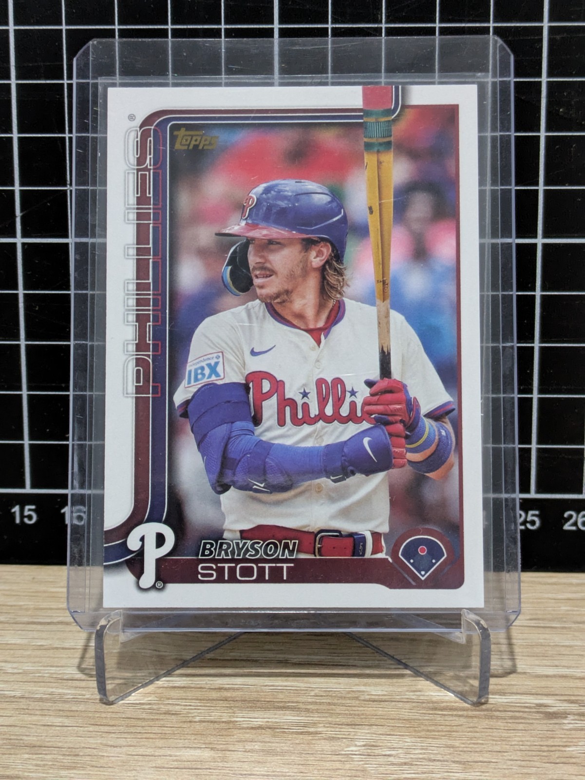 2025 Topps MLB Series 1 Bryson Stott Golden Mirror Image SSP Phillies #147