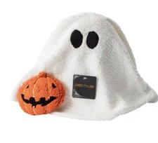 Halloween Ghost Pillow With Pumpkin Brand New With Tags