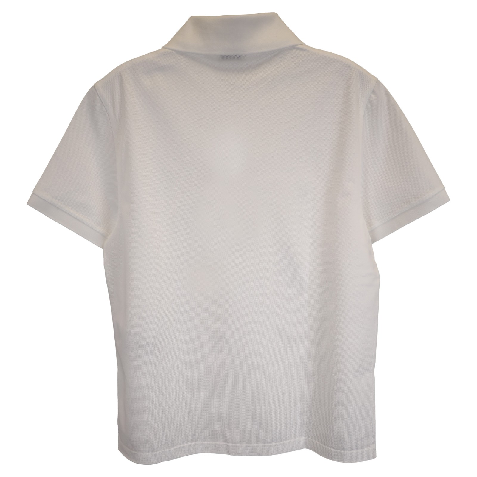 Polo Saint Laurent Paris Cassandre in cotone uomo bianca S