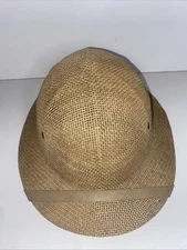 Vintage Safari Hat Brown Explorer By Manhattan-Miami Corp Adjustable US Made ***