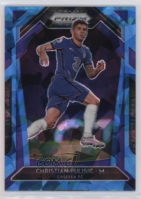 2020-21 Panini Prizm Premier League Blue Ice 8/75 Christian Pulisic #221 o8g