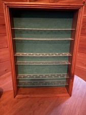 OAK GOLF BALL DISPLAY CASE