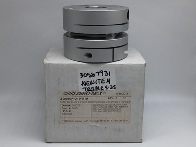Zero-Max SD090R-019-019 Single Flex Servo Coupling, Size 90 30mm Bore