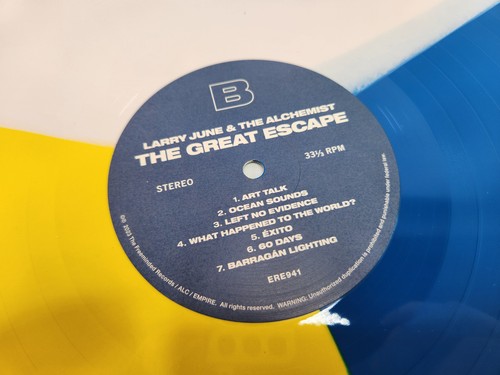 Larry June & The Alchemist Vinyl LP The Great Escape Tri-Color Only 300 Made - Afbeelding 10 van 18