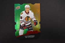 2017-18 UD MVP Hockey Colors and Contours Level 2 Gold Die-Cut Ryan Hartman #128