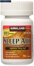 KIRKLAND SIGNATURE Sleep Aid Doxylamine Succinate 25 Mg 96 Count Pack of 1