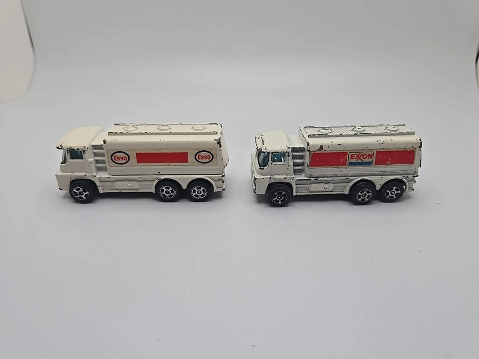 Lot of 2 Vintage Corgi Juniors - 1975 Guy Exxon Tanker Truck - Great Britain - Image 3 of 4
