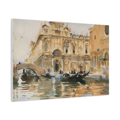 Rio dei Mendicanti, Venice 1903 John Singer Sargent Fine Art Canvas, Stretched