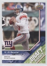 2009 Upper Deck Draft Edition Draft History Green 284/350 Eli Manning #155 0a1