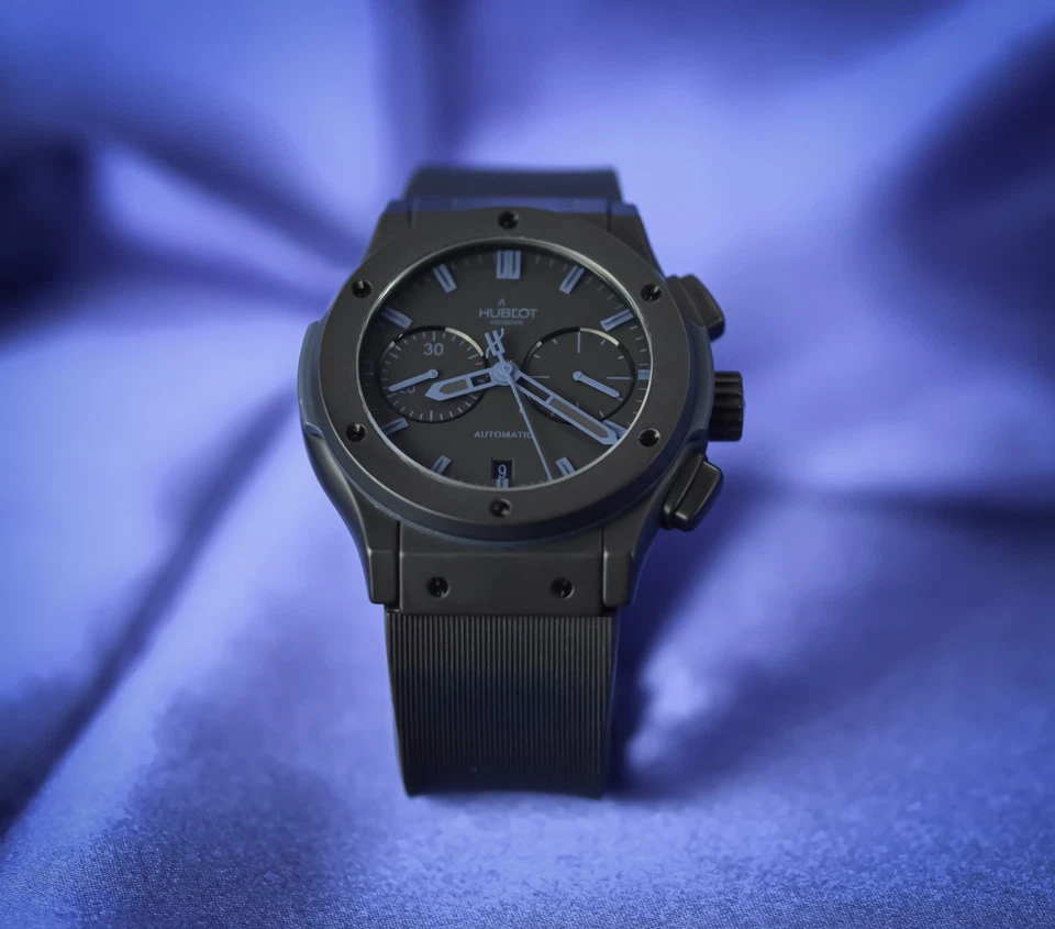 宇博乐经典融合计时码表 45 毫米哑光黑色陶瓷 521.CI.1190.GR.ABB12 — 第 2/4 张图片