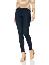 Women  s HUE The Original Skinny Jeans Leggings Midnight Blue Size Small