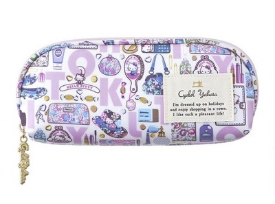 Hello Kitty Eyeglasses Case, Sunglasses Case, Zippered Soft Case, Made in Japan
