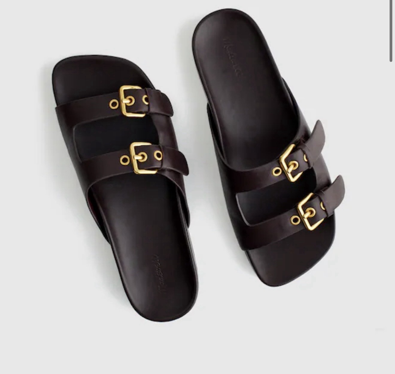 MADEWELL 6.5 The Cambrea Double-Strap Sandal NZ727