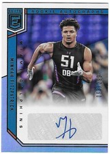 Minkah Fitzpatrick 2018 DONRUSS ELITE FOOTBALL ROOKIE AUTOGRAPH CARD SP/299 AUTO. rookie card picture