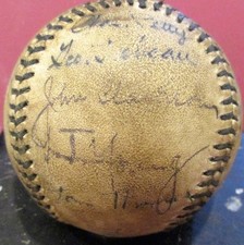 1893 - Cleveland Spiders - Autographed Baseball - Beautiful High Quality Replica