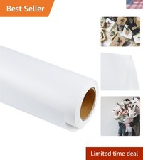 Matte White Kraft Paper Roll - 24” x 100’ - Eco-Friendly & Crease-Free