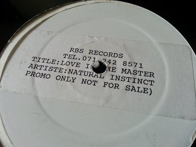 Natural Instinct  - Love Is The Master (12'', W/Lbl, Sti)