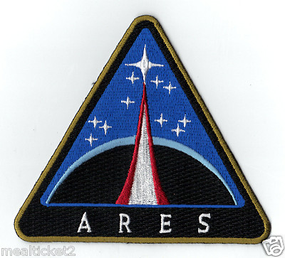 ORIGINAL - NASA - NEXT GENERATION - ARES 1 ROCKET - AB Emblem SPACE  PATCH