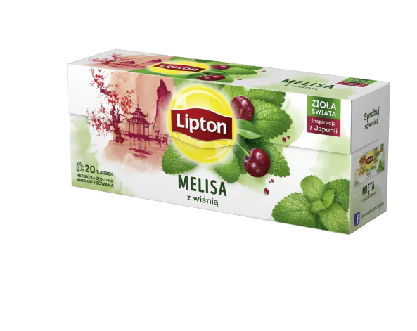 NEW LIPTON HERBAL TEA - 20 TEA BAGS - HERBS OF THE WORLD - MINT