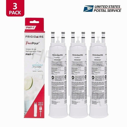 3Pack FPPWFU01 PWF1 Refrige Genuine Frigidaire PurePour Water &Ice