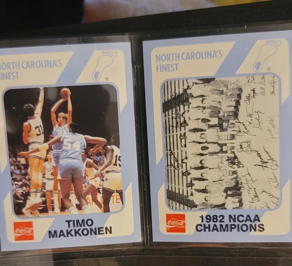 1989 North Carolina's Finest Full Set 200 Cards 6 Michael Jordan Cards - Image 3 of 4