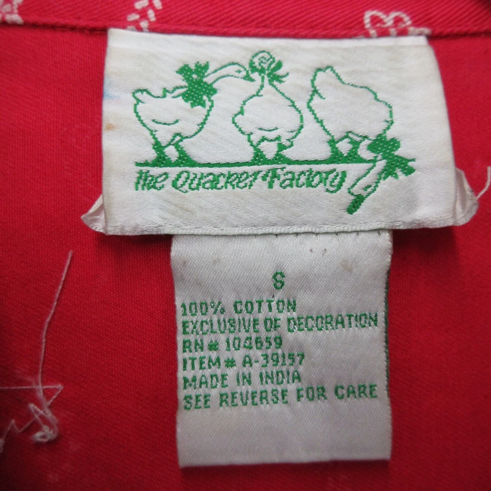 Chaqueta de cachemira The Quacker Factory para mujer pequeña bandana deslumbrada con cuentas rojas Foto 2 de 4