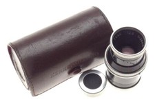 Kern paillard Yvar 1:2.8 f 36mm 8mm bolex film camera lens caps keeper no.691249
