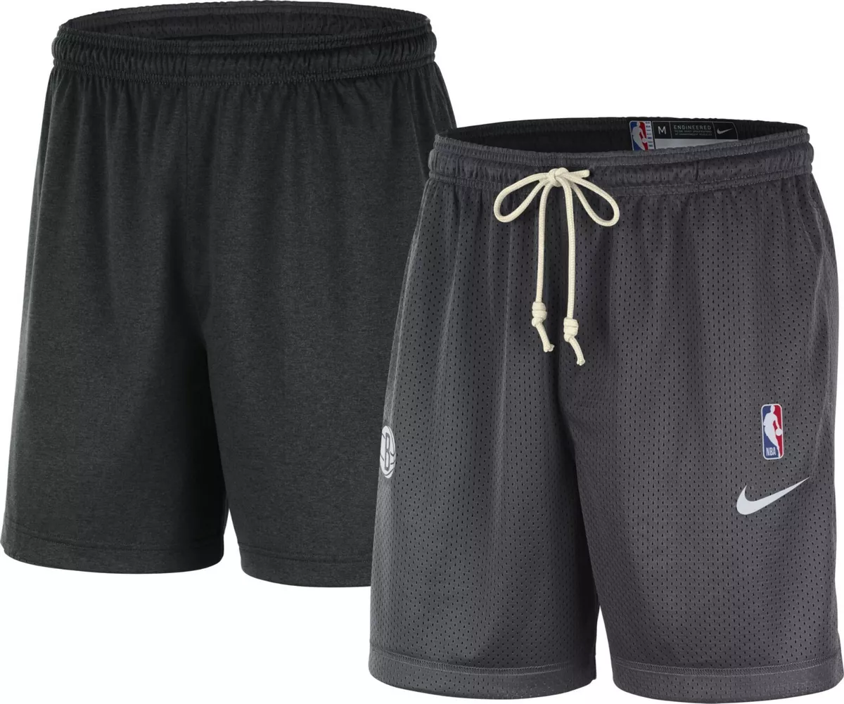 Brooklyn Nets Nike Association Swingman Shorts - Mens