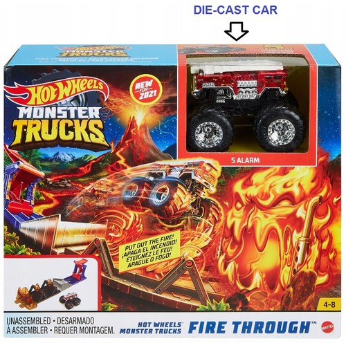 Tempo di consegna 4-6 Giorni lavorativi MONSTER TRUCKS JAM Cars 1:64 Hot Wheels - Foto 17 di 28