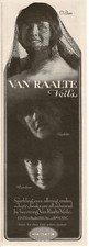 1918 VAN RAALTE Veils OBan Bedotte Rainbow Vintage Print Ad