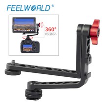 Feelworld 360 Monitor Dual L Tilt Arm Stand Bracket for FW279S F5 FW568 FW279