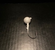 10 Pack Round Gulp Ball Jigs from 1oz to 6oz Black Nickel Ultra Point Hooks