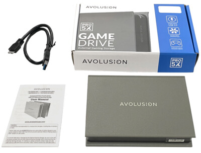 Avolusion Mini Pro-5X 2TB USB Portable External Gaming PS4