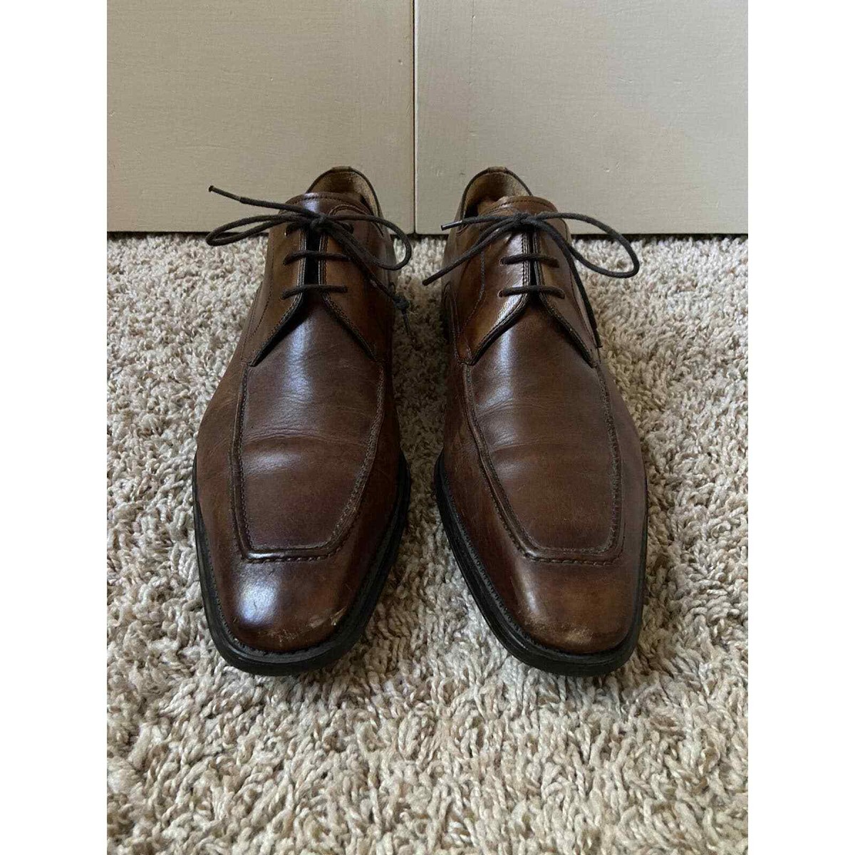 Magnanni Romelo Cognac Brown Lace Up Leather Oxford Dress Shoes Men\'s Size 11.5 Magnanni Romelo Cognac Brown Lace Up Leather Oxford Dress  main image 2