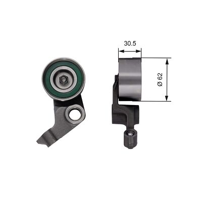 GATES T41280 Spannrolle, Zahnriemen für TOYOTA