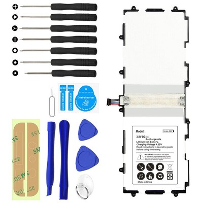8550mAh Battery Screwdriver Tool for Samsung Galaxy Note 10.1 GT-N8000 N8010 USA