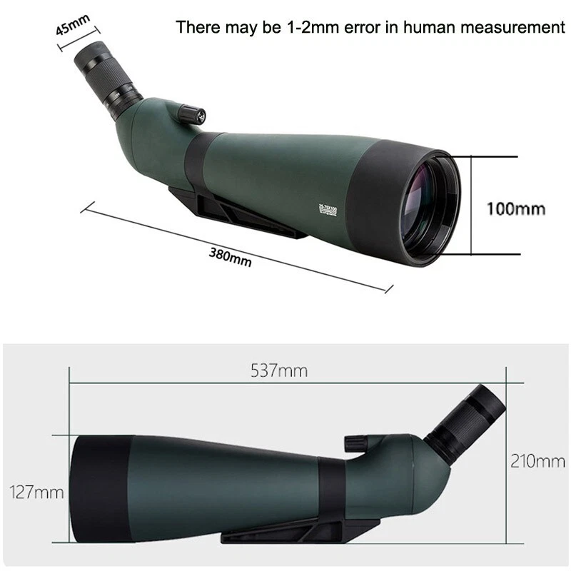 Spotting Scope 25-75x100  Outdoor Camping  Moon Bird Watching w/ phone adapter - Image 4 of 4