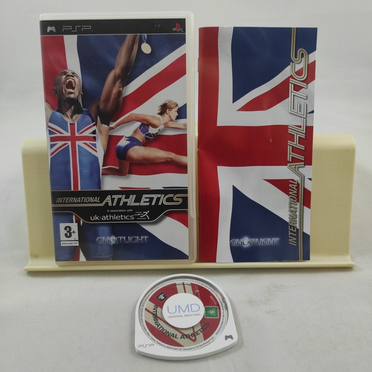 INTERNATIONAL ATHLETICS PSP Sony game with manual