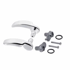 Chrome Saddlebag Lid Lifters Latch Handle Lever Fit For Harley Touring 2014-2025
