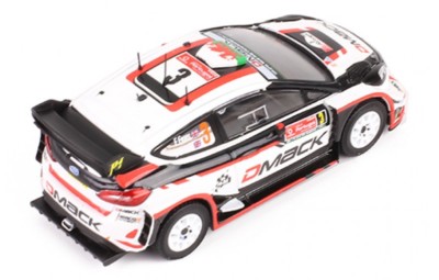 Model Car Scale 1:43 Ford Fiesta M-Sport WRC Evans Rally 2017