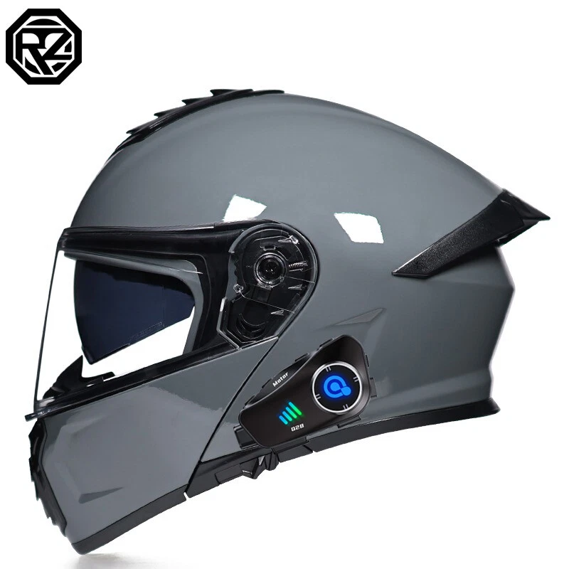 Bluetooth Motorcycle Helmet Camera Recorder Modular Motor Helmet DOT - Image 4 of 4