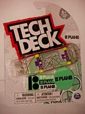 Tech Deck  I:PLAN B  Fingerboard Skateboard  Rookie Pro Models  Purple Trucks